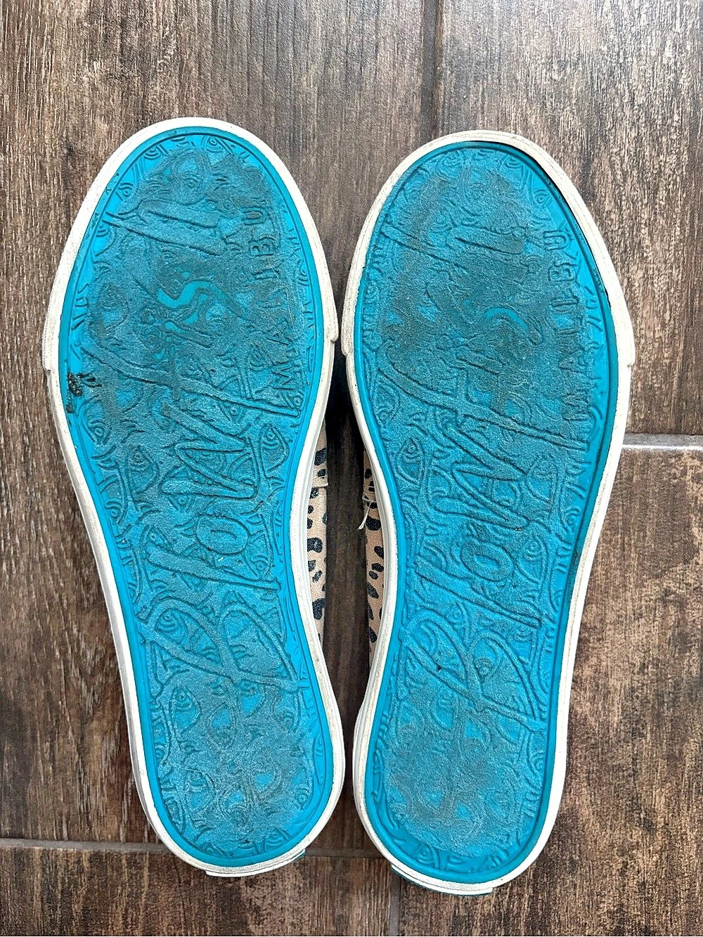 Blowfish Malibu Marley Leopard Canvas Slip On Sneakers - Size 8 - Picture 4 of 10